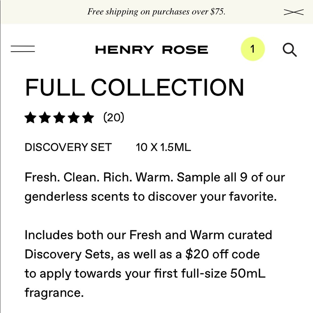 Henry Rose - Full Collection Sampler